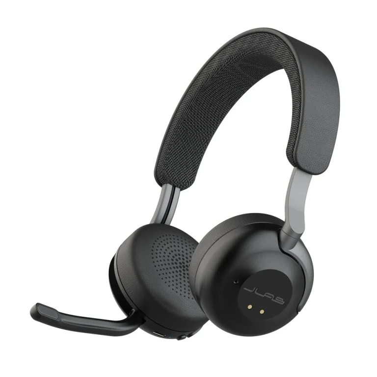 JLab Epic Work ANC Wireless On-Ear Headset Black — manufacturer product image, SKU HBEPICWORKBLK5WEB