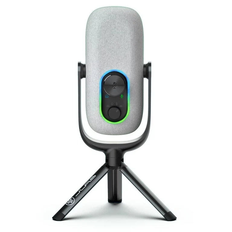 JLab Epic Talk USB Microphone White — manufacturer product image, SKU MEPICTALKRWHT4