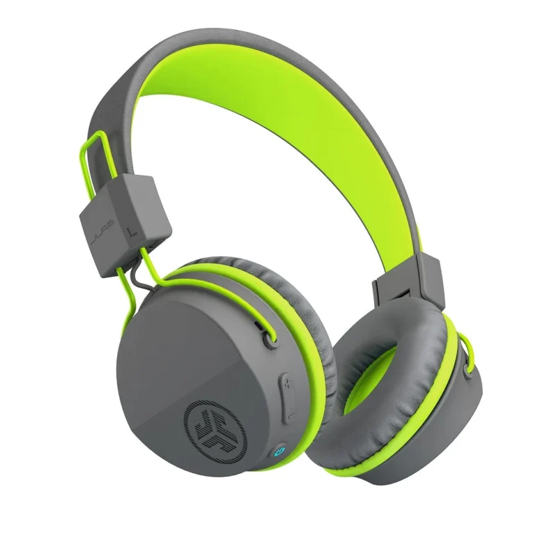 JLab Neon Wireless On-Ear Headphones Green — manufacturer product image, SKU HBNEONGRYGRN4