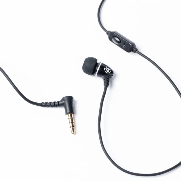 JLab JBuds J6MS In-Ear Single Earbud — manufacturer product image, SKU J6MS-BLK-FOIL
