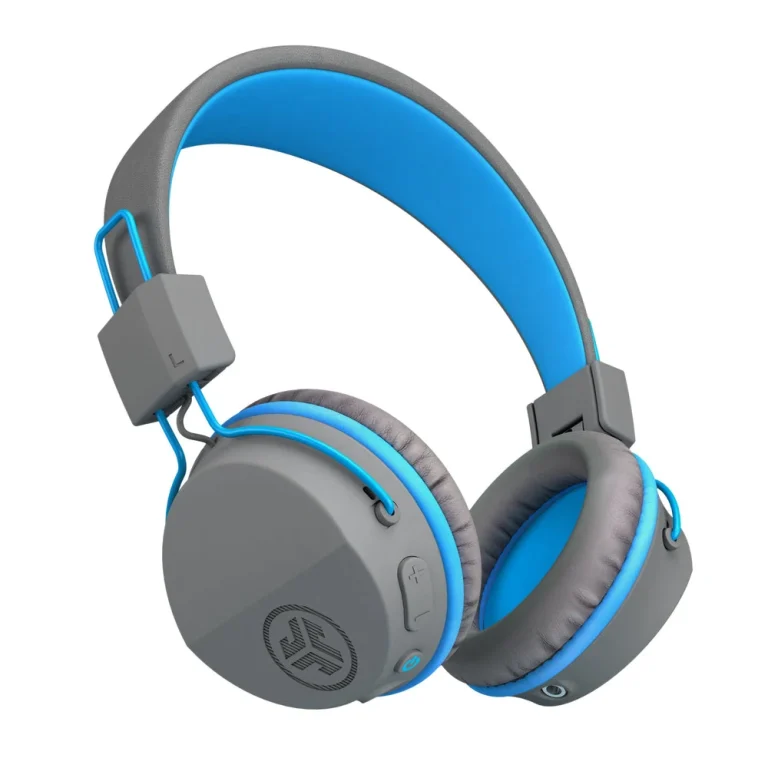 JLab JBuddies Studio Wireless Kids Headphones Graphite/Blue — manufacturer product image, SKU HBSTUDIORGRYBLU4