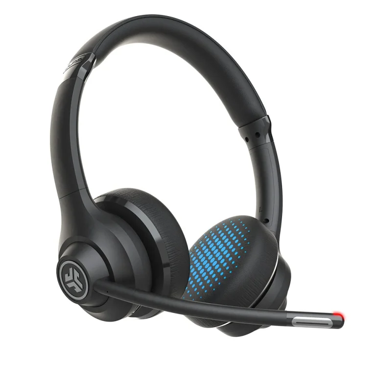 JLab GO Work Wireless On-Ear Headset Black — manufacturer product image, SKU HBGOWORKRBLK4