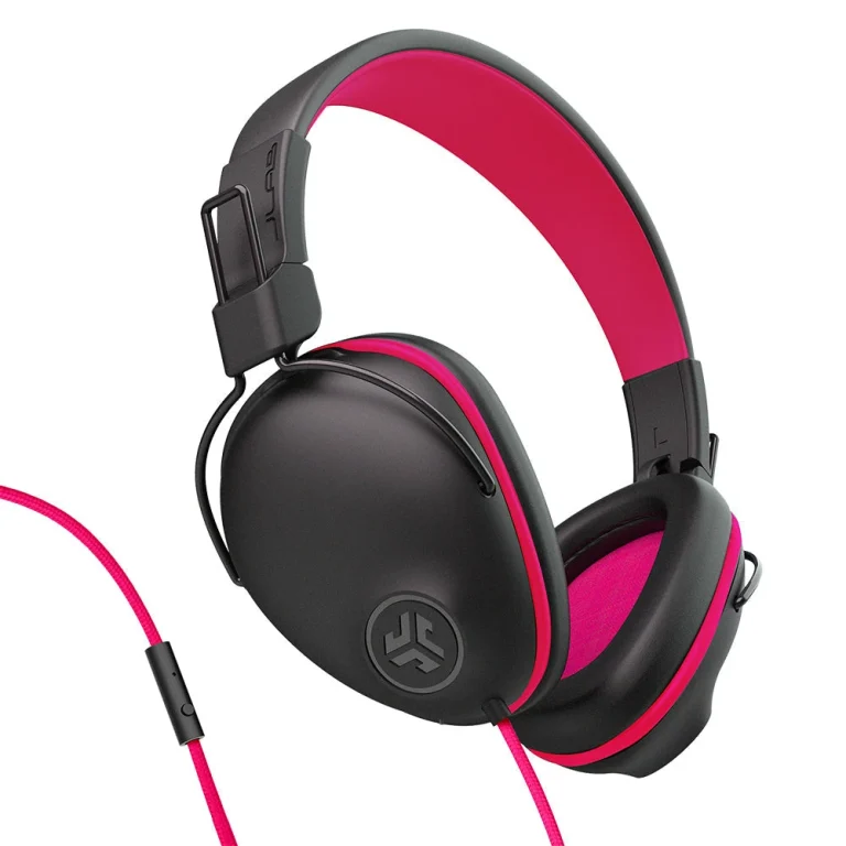 JLab JBuddies Pro Wired Over-Ear Kids Headphone Pink — manufacturer product image, SKU HJPRORPNK4