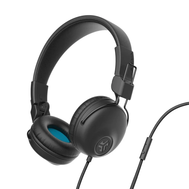 JLab Studio On-Ear Wired Headphones Black — manufacturer product image, SKU HASTUDIORBLK4