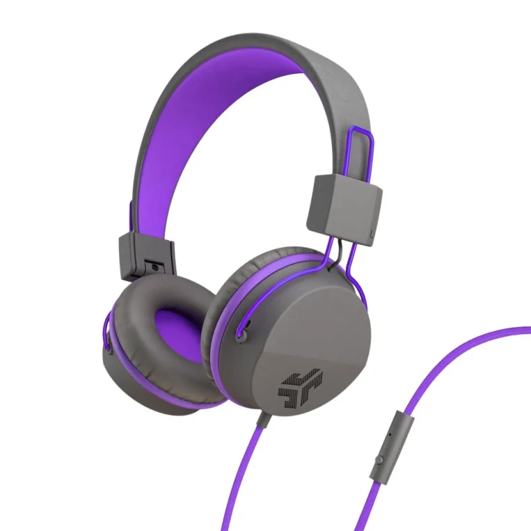 JLab JBuddies Studio On-Ear Kids Wired Headphones Graphite/Violet — manufacturer product image, SKU HJKSTUDIORGRYPRPL6
