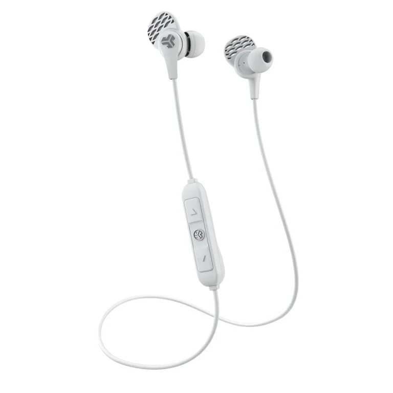 JLab JBuds Pro Wireless Signature Earbuds White/Gray — manufacturer product image, SKU EBPRORWHTGRY123