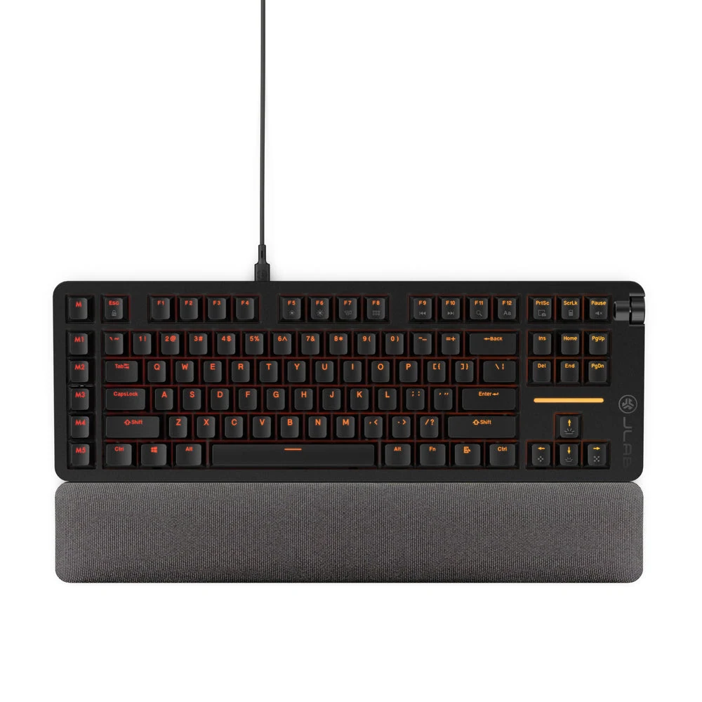 JLab Daybreak TKL Wired Magnetic Gaming Keyboard Black — manufacturer product image, SKU KDBREAKRBLK4