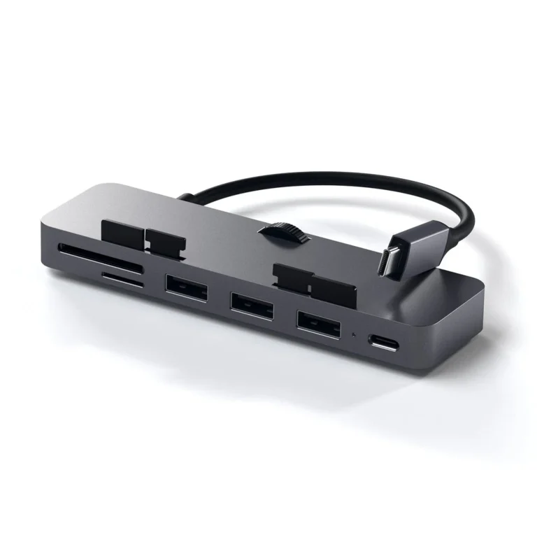 Satechi Aluminum Type-C Clamp Hub Pro — Space Gray — manufacturer product image, SKU ST-TCIMHM