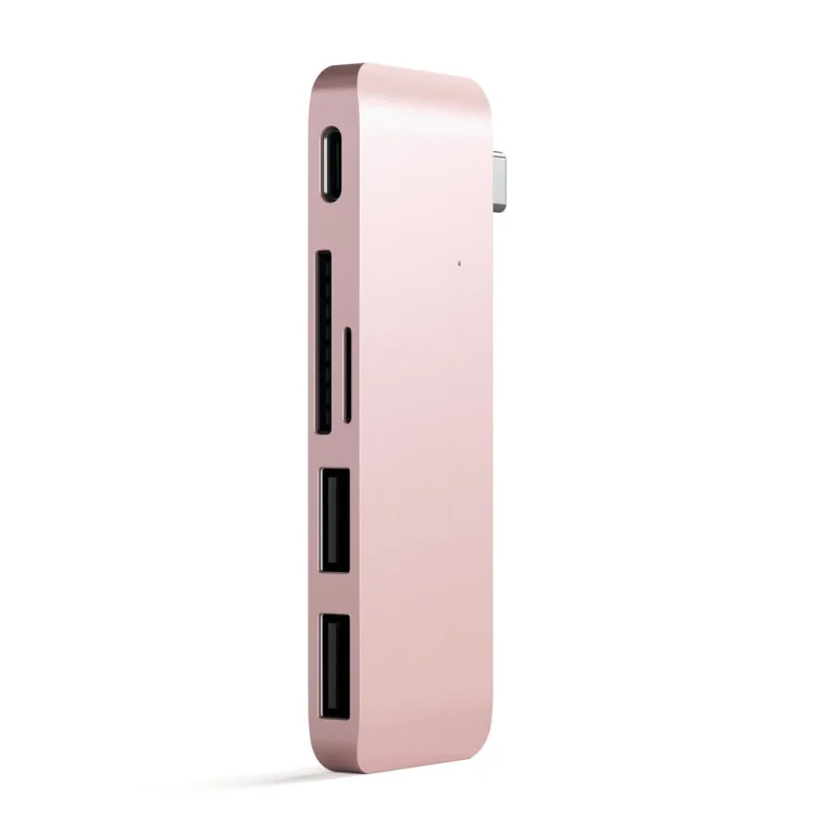 Satechi Type-C Pass-Through USB Hub — Rose Gold — manufacturer product image, SKU ST-TCUPR
