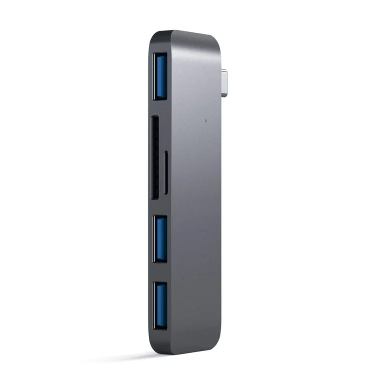 Satechi Type-C USB 3.0 3-in-1 Combo Hub — Space Gray — manufacturer product image, SKU ST-TCUHM