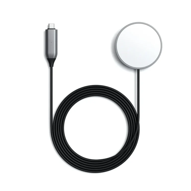 Satechi USB-C Magnetic Wireless Charging Cable — Space Gray — manufacturer product image, SKU ST-UCQIMCM