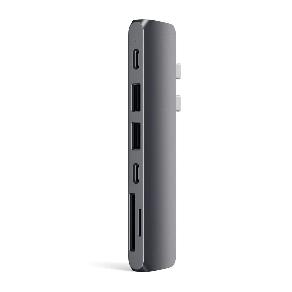 Satechi Type-C Pro Hub Adapter — Space Gray — manufacturer product image, SKU ST-CMBPM