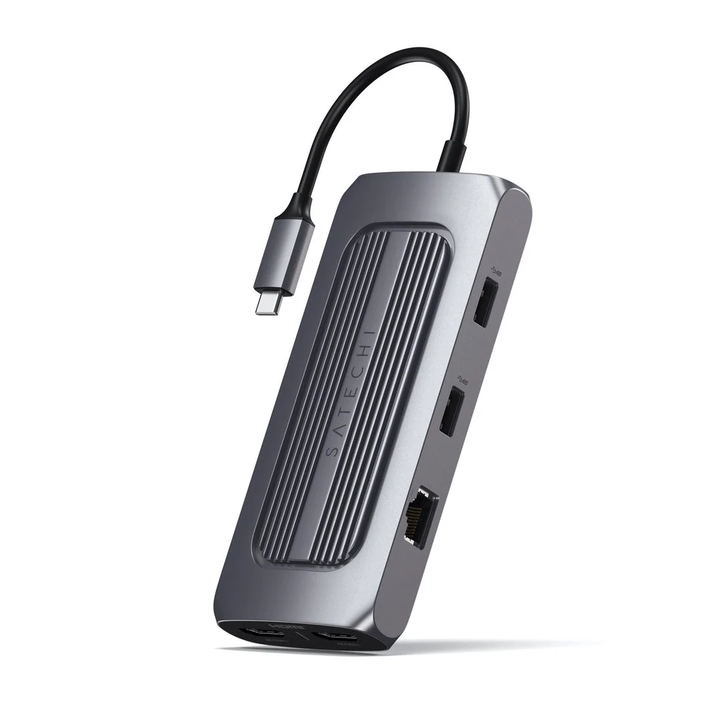 Satechi USB-C Multiport MX Adapter — manufacturer product image, SKU ST-UCMXAM