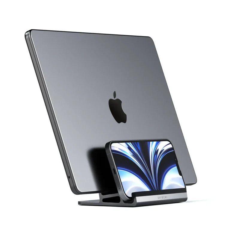 Satechi Dual Vertical Laptop Stand — Space Gray — manufacturer product image, SKU ST-ADVSM