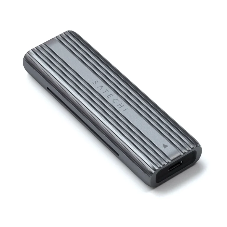 Satechi USB-C NVMe and SATA SSD Enclosure — manufacturer product image, SKU ST-UCNSEM