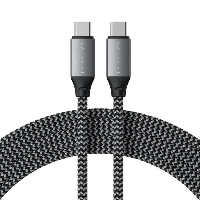 Satechi USB-C to USB-C 100W Charging Cable — Space Gray — manufacturer product image, SKU ST-TCC2MM