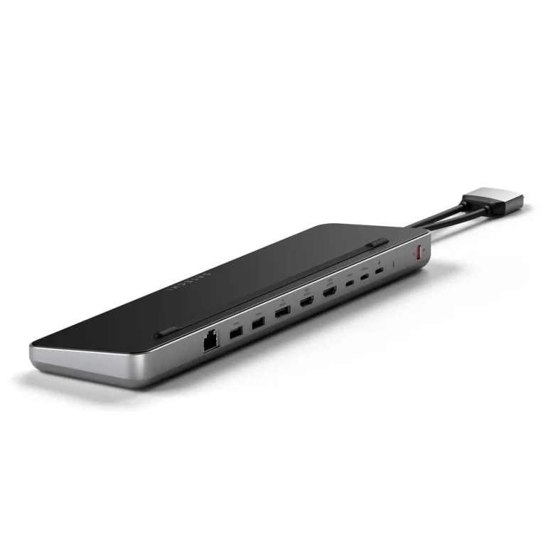 Satechi Dual Dock Stand - Docking Station with NVMe SSD Enclosure — manufacturer product image, SKU ST-DDSM