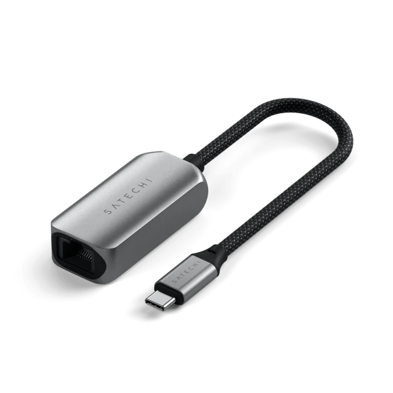 Satechi USB-C 2.5 Gigabit Ethernet Adapter — manufacturer product image, SKU ST-AE25M
