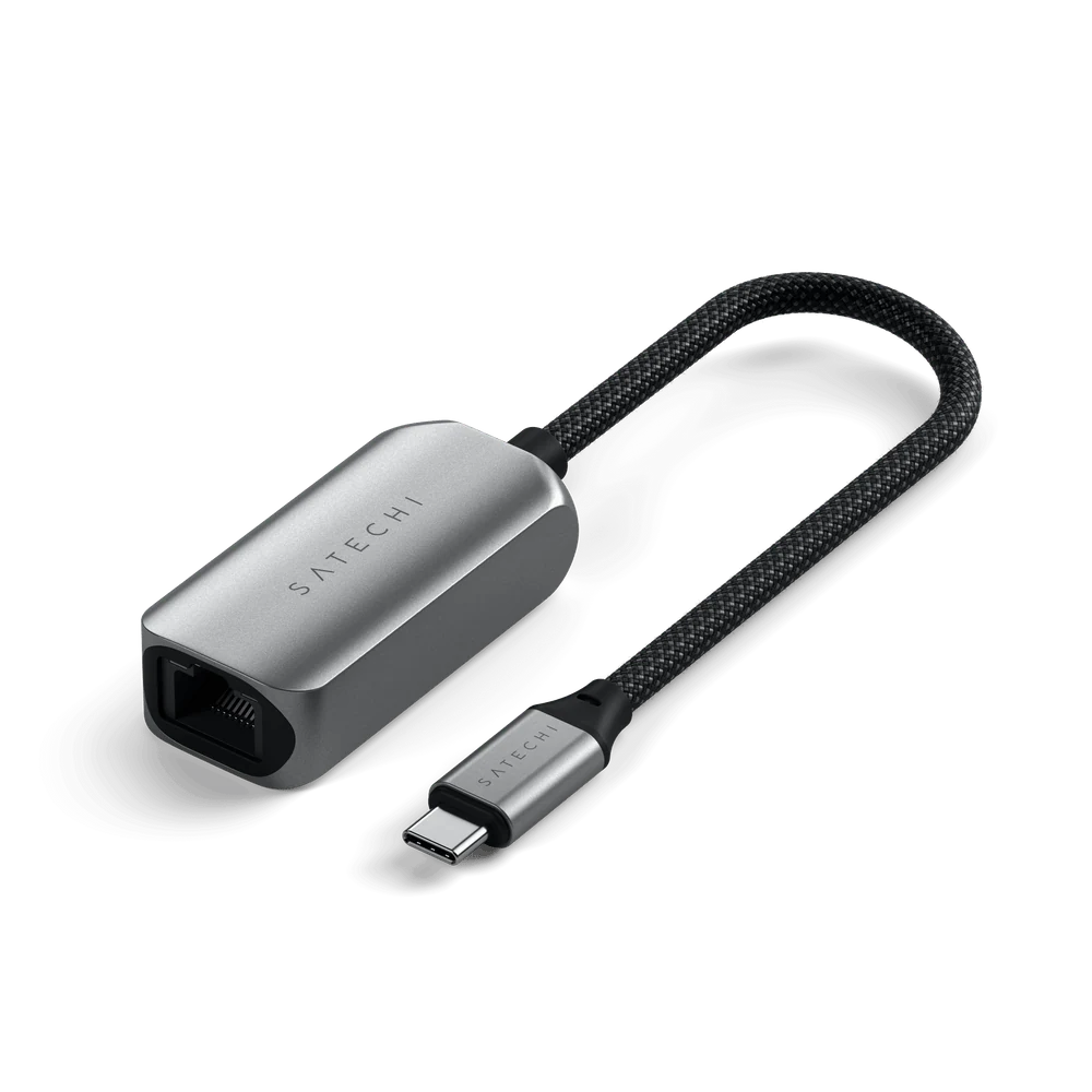 Satechi USB-C 2.5 Gigabit Ethernet Adapter — manufacturer product image, SKU ST-AE25M