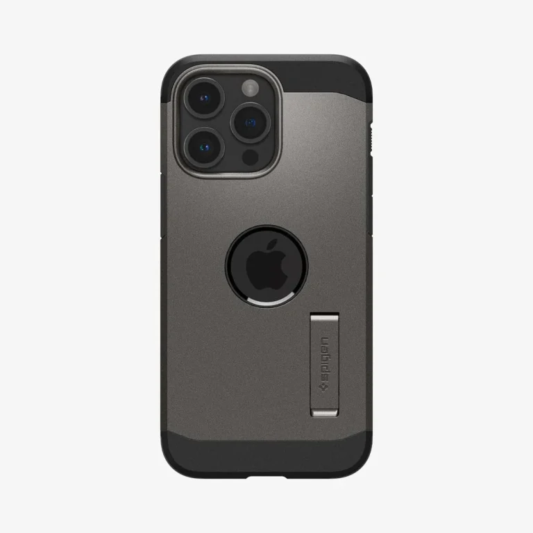 Spigen Tough Armor (Mag Fit) Case for iPhone 15 Pro Max — Gunmetal — manufacturer product image, SKU ACS06593