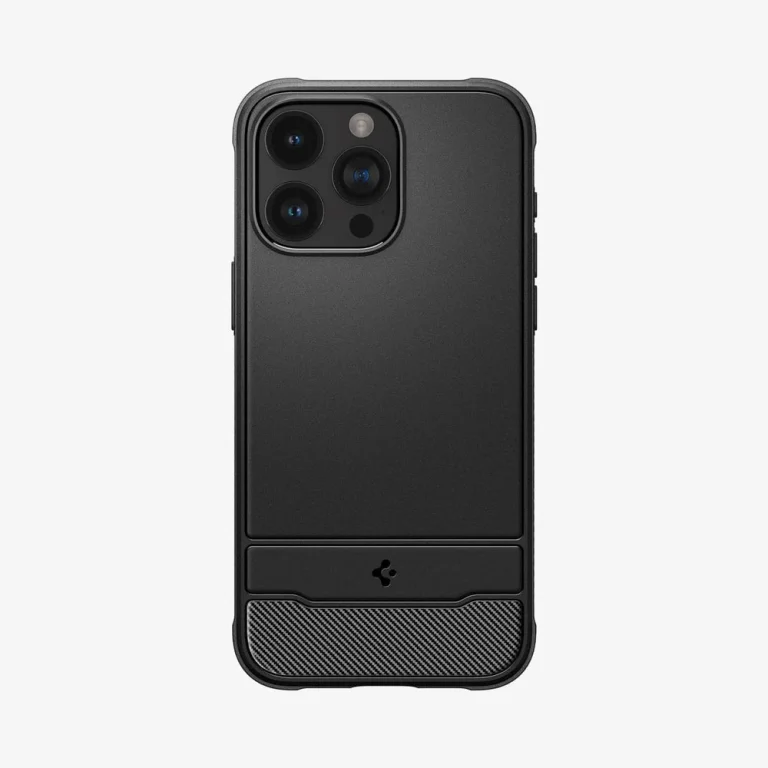 Spigen Rugged Armor (Mag Fit) Case for iPhone 15 Pro Max — Matte Black — manufacturer product image, SKU ACS06561