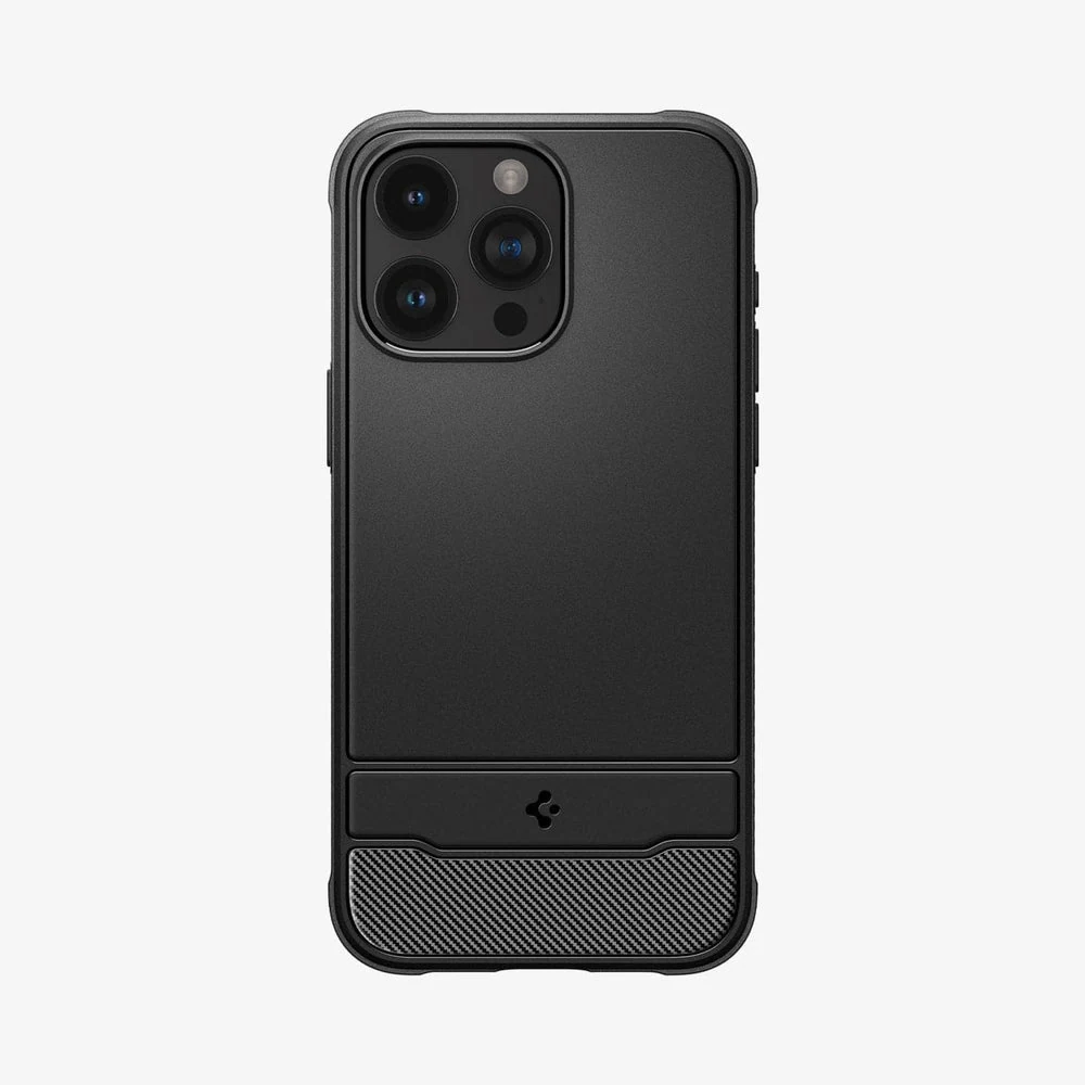 Spigen Rugged Armor (Mag Fit) Case for iPhone 15 Pro Max — Matte Black — manufacturer product image, SKU ACS06561