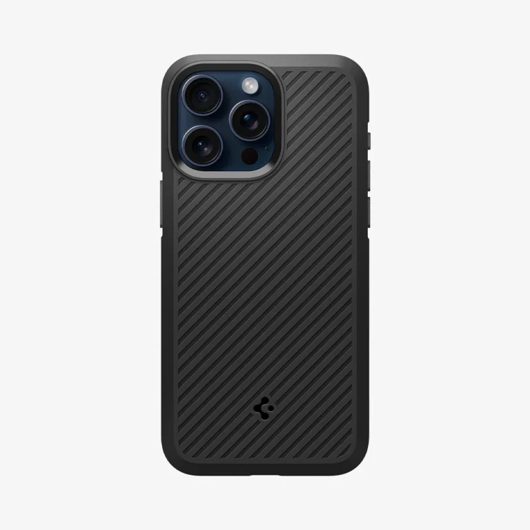 Spigen Core Armor Case for iPhone 15 Pro Max — Matte Black — manufacturer product image, SKU ACS06441