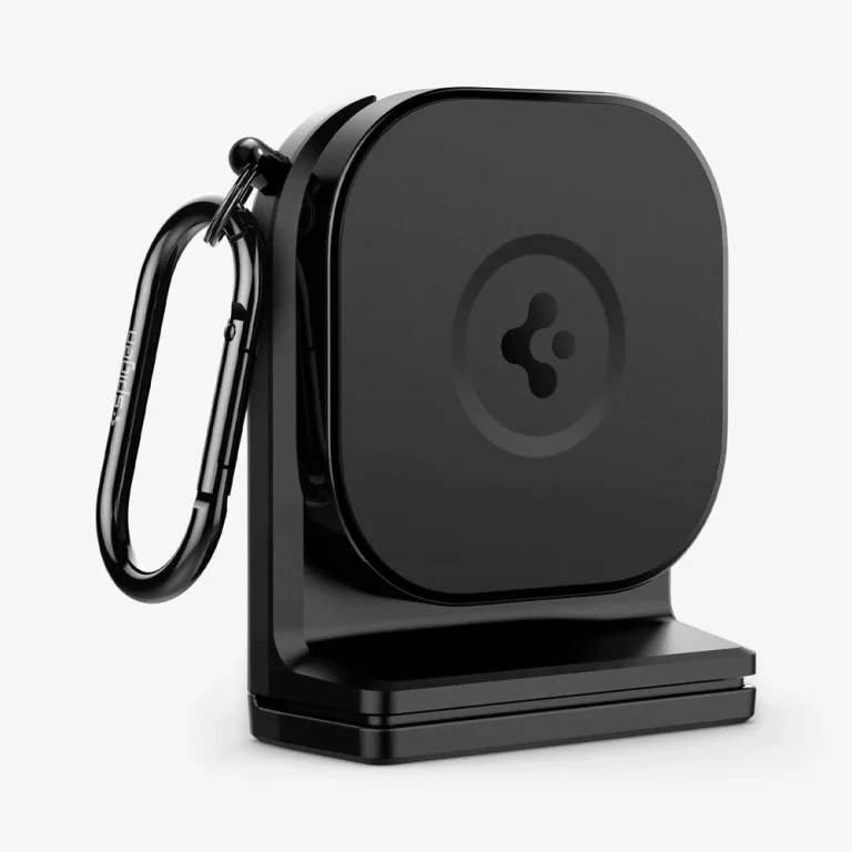 Spigen OneTap In-flight Phone Mount | ITST (Mag Fit) — Black — manufacturer product image, SKU AMP05756