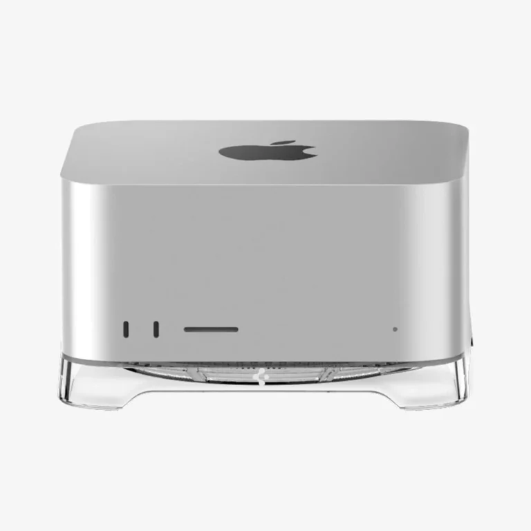 Spigen Apple Mac Studio Stand — Crystal Clear — manufacturer product image, SKU AMP04796