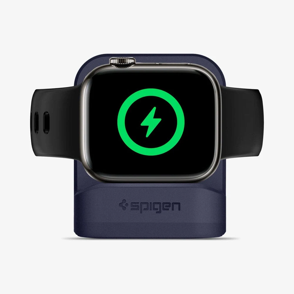 Spigen Apple Watch Night Stand | S350 — Midnight Blue — manufacturer product image, SKU 000CD21182