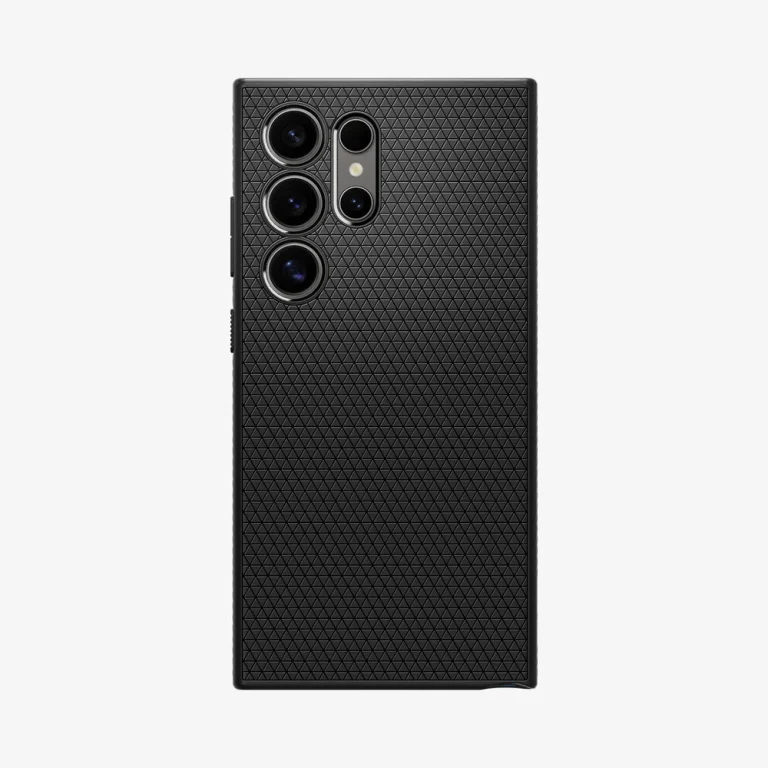 Spigen Liquid Air Case for Galaxy S24 Ultra — Matte Black — manufacturer product image, SKU ACS07287