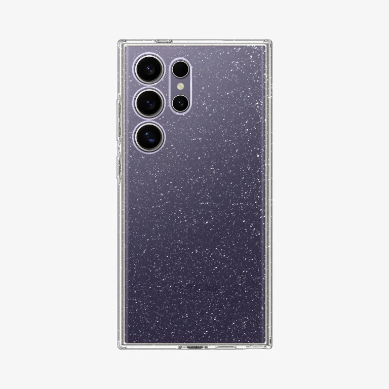 Spigen Liquid Crystal Glitter Case for Galaxy S24 Ultra — Crystal Quartz — manufacturer product image, SKU ACS07285