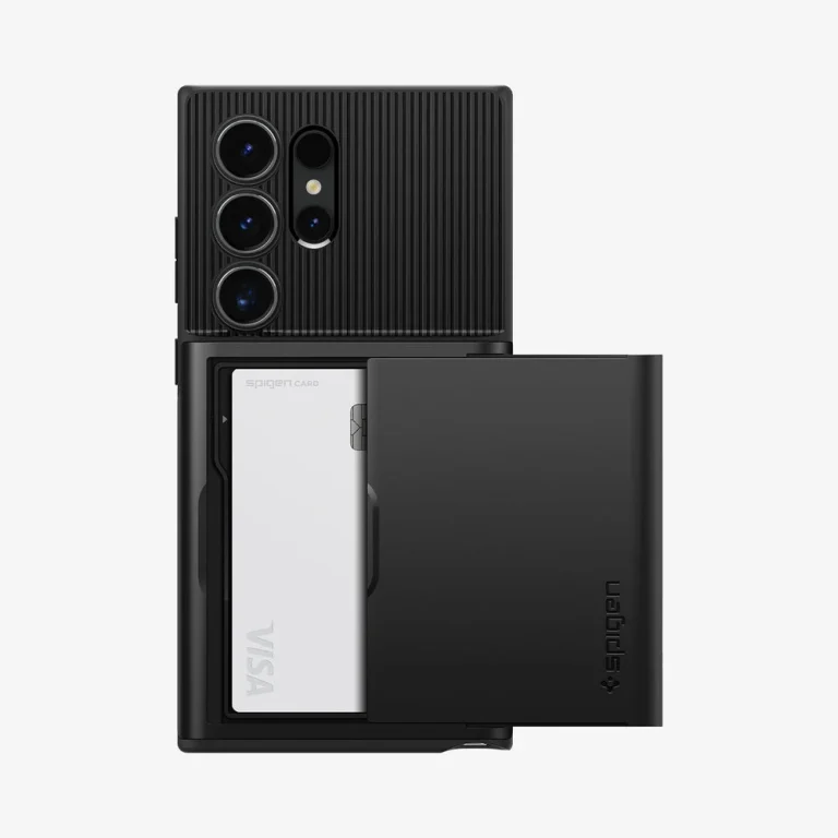 Spigen Slim Armor CS Case for Galaxy S24 Ultra — Black — manufacturer product image, SKU ACS07306