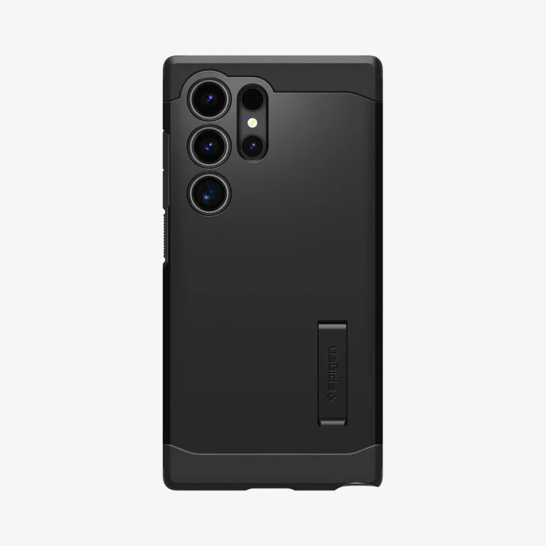 Spigen Tough Armor Case for Galaxy S24 Ultra — Black — manufacturer product image, SKU ACS07300