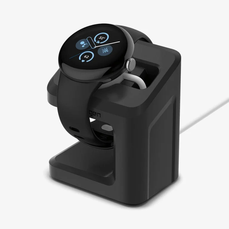 Spigen Pixel Watch Stand Black | S355 — manufacturer product image, SKU AMP07393