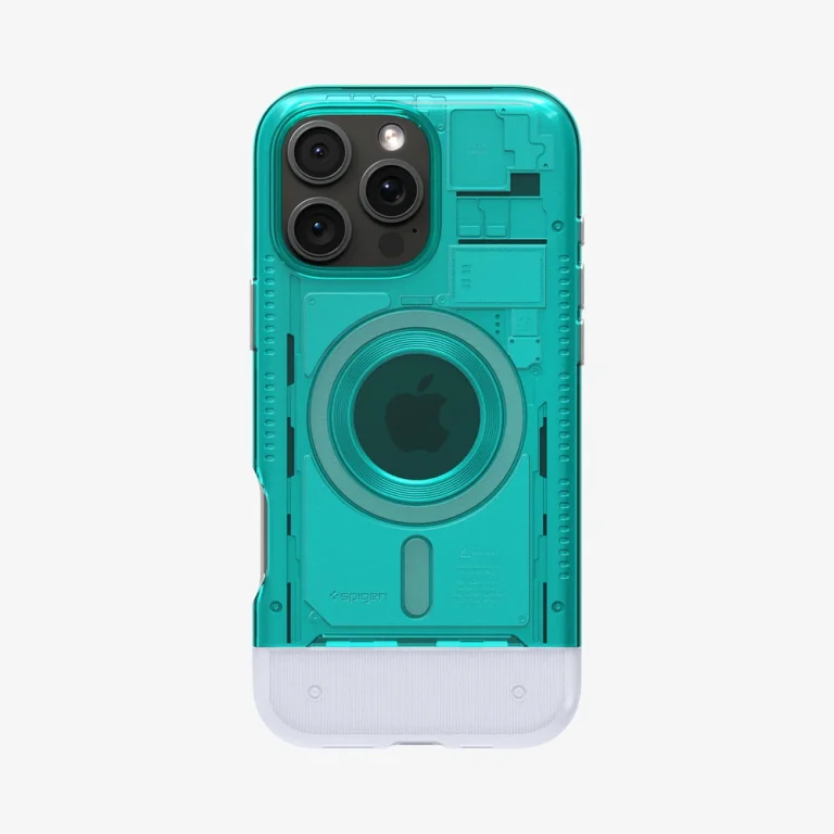 Spigen Classic C1 (Mag Fit) Case for iPhone 16 Pro Max — Bondi Blue — manufacturer product image, SKU ACS08019