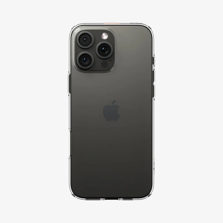 Spigen Liquid Crystal Case for iPhone 16 Pro Max — Crystal Clear — manufacturer product image, SKU ACS07984