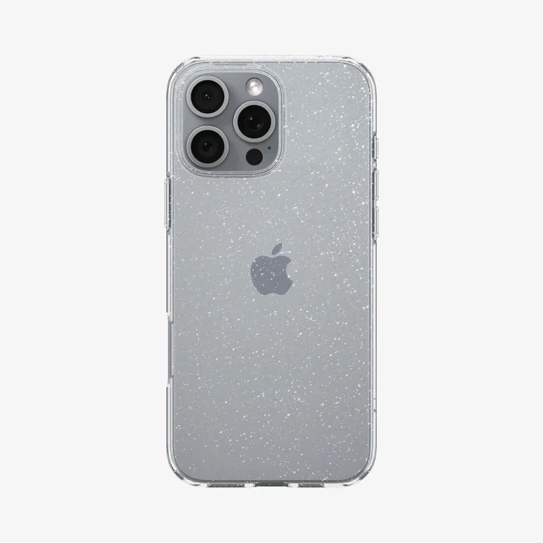 Spigen Liquid Crystal Glitter Case for iPhone 16 Pro Max — Crystal Quartz — manufacturer product image, SKU ACS07985