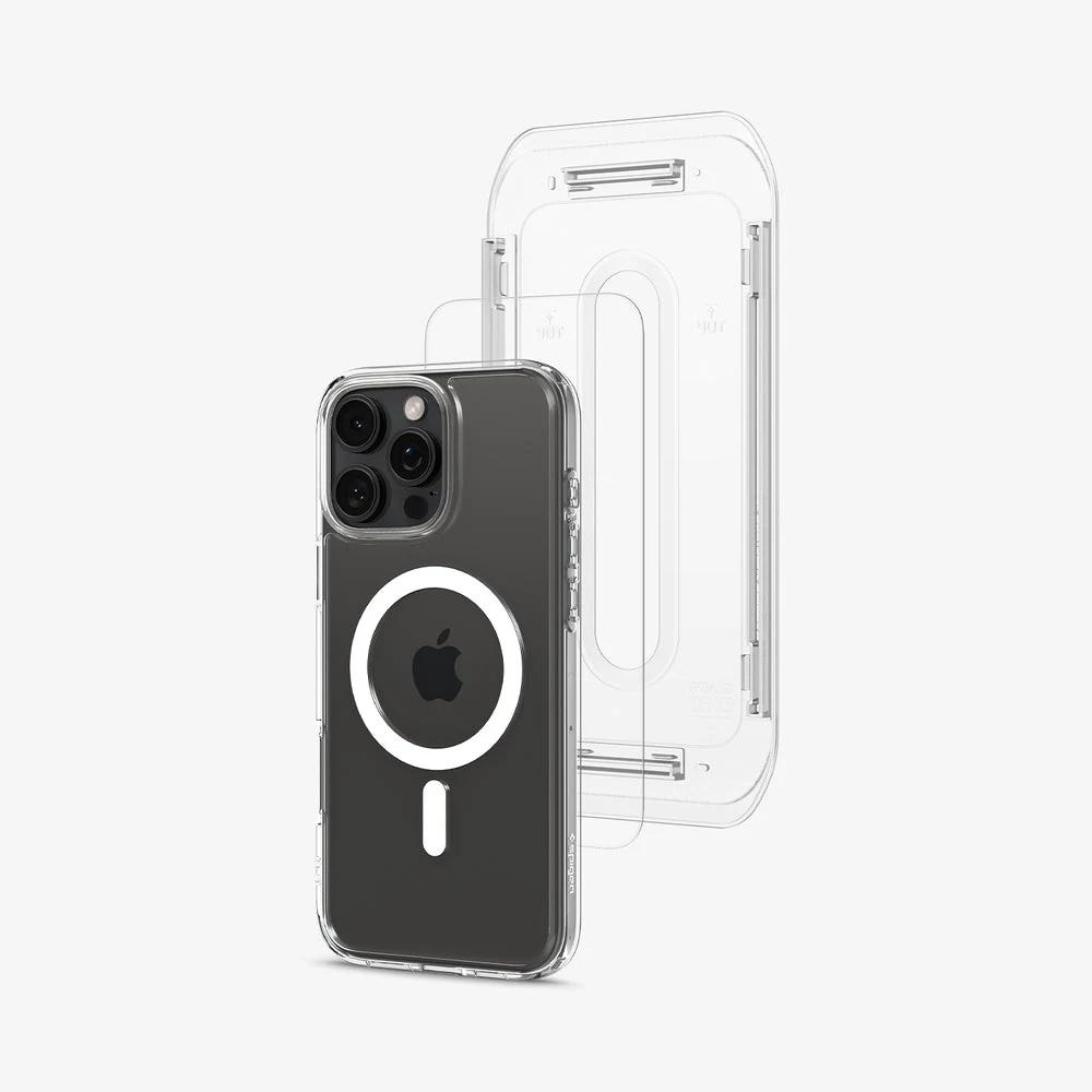 Spigen Ultra Hybrid Pack (Mag Fit) Case for iPhone 16 Pro Max — White — manufacturer product image, SKU ACS08141