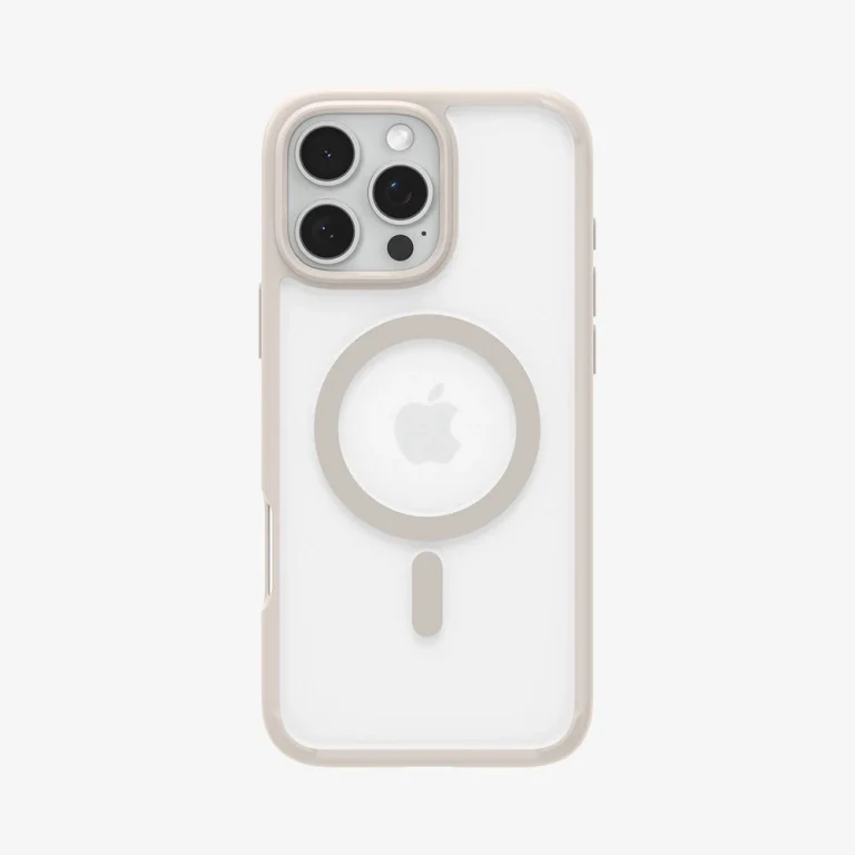 Spigen Ultra Hybrid (Mag Fit) Case for iPhone 16 Pro Max — Frost Natural Titanium — manufacturer product image, SKU ACS08382