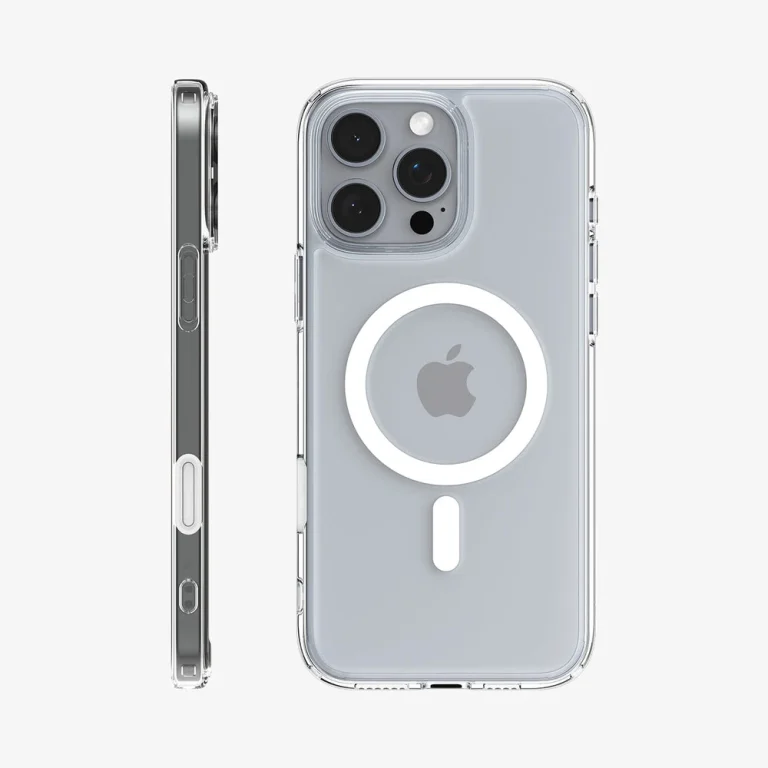 Spigen Ultra Hybrid T (Mag Fit) Case for iPhone 16 Pro Max — White — manufacturer product image, SKU ACS08505