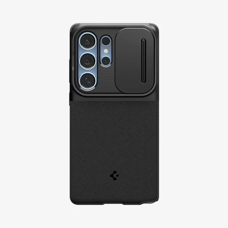 Spigen Optik Armor Case for Galaxy S25 Ultra — Black — manufacturer product image, SKU ACS08969