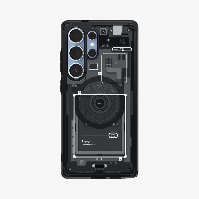 Spigen Ultra Hybrid Zero One (Mag Fit) Case for Galaxy S25 Ultra — Zero One Black — manufacturer product image, SKU ACS08957