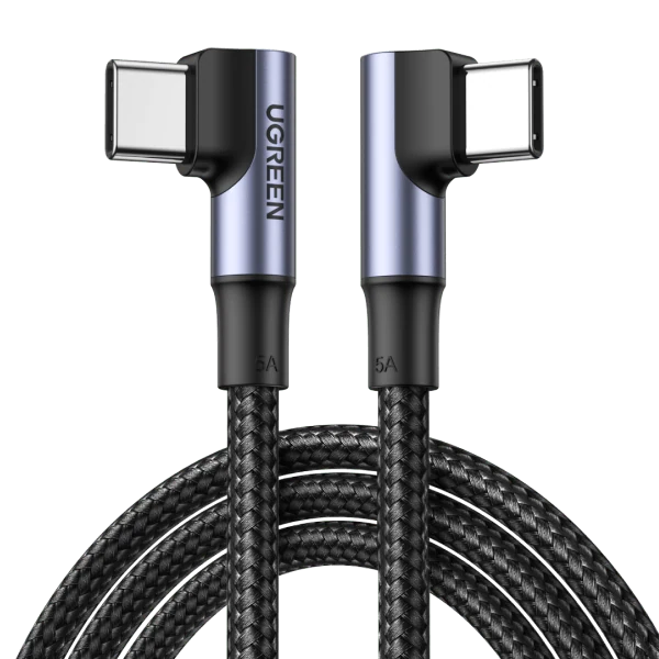 UGREEN USB-C Cable (100W, 90 Degree) — 3.3FT — manufacturer product image, SKU 70696