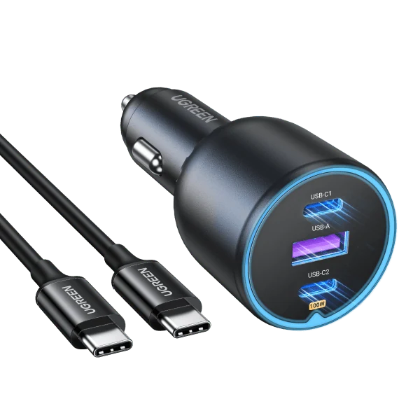 UGREEN 130W USB-C Car Charger — Only Charger — manufacturer product image, SKU 90889
