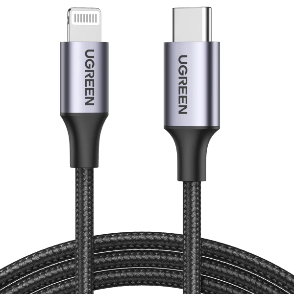 UGREEN 20W USB C to Lightning Cable 3.3FT — manufacturer product image, SKU 60759