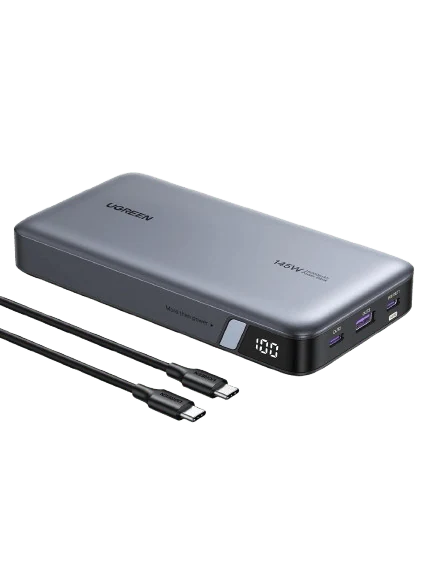 UGREEN 145W 25000mAh 3-Port Power Bank — manufacturer product image, SKU 90597A