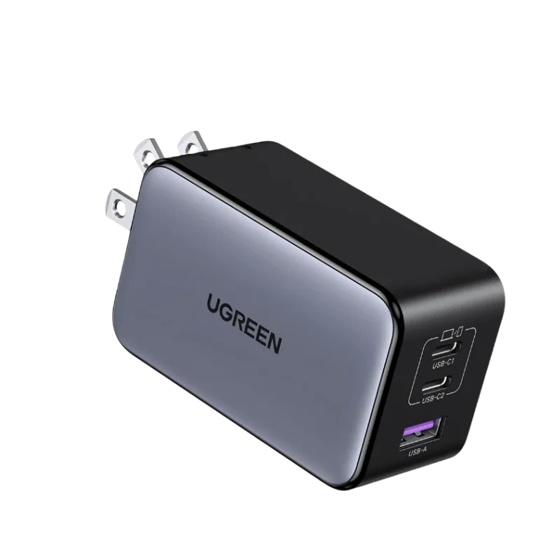 UGREEN Nexode 100W 3-Port Charger with Foldable Plug — manufacturer product image, SKU 35037