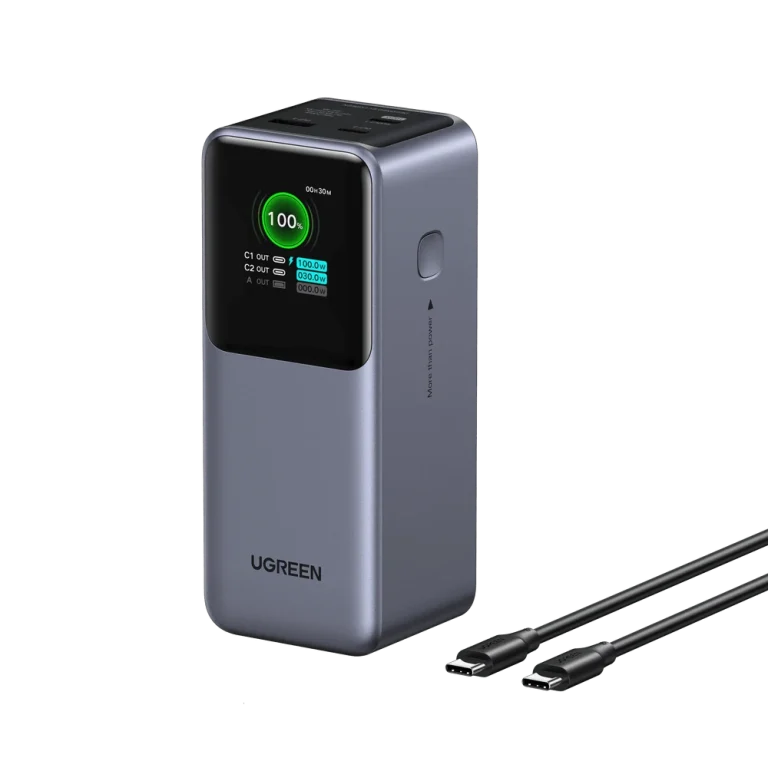 UGREEN Nexode Power Bank 20000mAh 130W with Smart Digital Display — manufacturer product image, SKU 35524