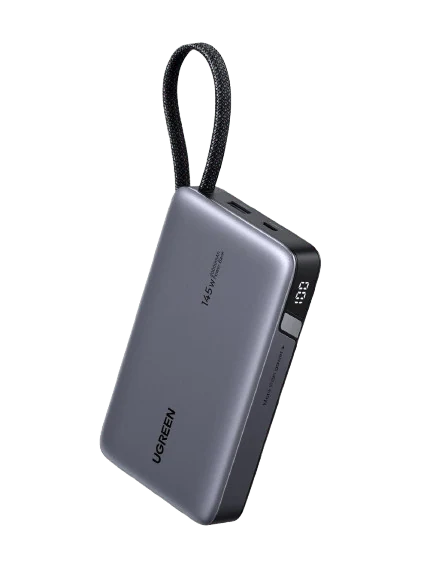 UGREEN Nexode Power Bank 20000mAh 145W with Built-in USB-C Cable — manufacturer product image, SKU 55992